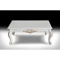 AEA Table basse de luxe Table de salon design Tables rectangulaires blanches