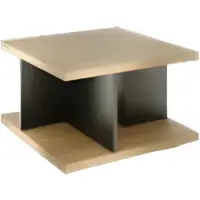 Xl Moebel Gmbh Table basse contemporaine brune grise de luxe Table basse en bois