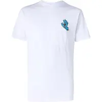 Santa Cruz Screaming Hand Chest Short Sleeve T-shirt Blanc XL Homme
