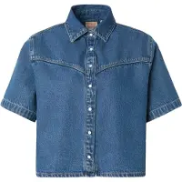 Levi's Chemisier 'Logan Short Sleeve Denim Shirt' bleu denim