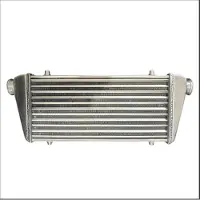 OEM Intercooler FMIC en aluminium, entrée/sortie de 2,2", échange thermique efficace, design en aluminium durable