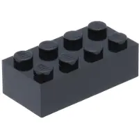 LEGO 100 x briques 2 x 4, noires