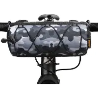 Rhinowalk Sacoche vélo - guidon RK9103 camo gris