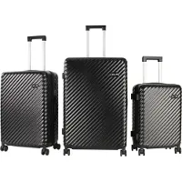 AGA Travel Ensemble de valises de voyage MR4672 Noir