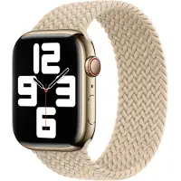Apple Bracelet tressé pour Watch | 38/40/41/42 mm - Taille 5 - Beige