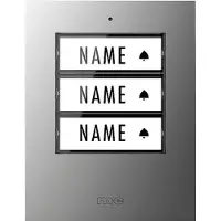 M-E Modern-Electronics - 41306 Sonnette Sans Fil Emetteur éclairée, Avec Porte-nom