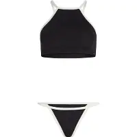 O'Neill High Neck Bikini Noir 34 Femme