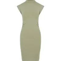 Urban Classics Tb7179 Short Sleeve Dress Vert XL Femme