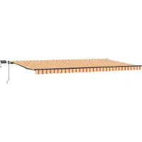 Syfax Store rétractable Jaune et orange 600 x 300 cm Tissu