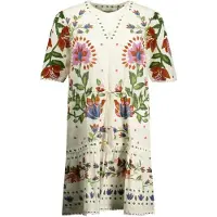 Deeluxe Robe 'Ominie' mélange de couleurs / blanc naturel