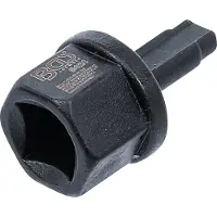 Bgs Embout de profil spécial pour bouchon de vidange, entraînement carré intérieur 10 mm (3/8") pour VAG - 9424