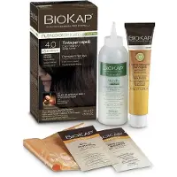 Biokap Coloration capillaire DÉLICATE RAPIDE - 4.00 châtain foncé naturale 135 ml
