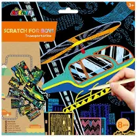 Avenir Toy Scratch Set Boys Transport