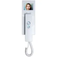 M-E Modern-Electronics modern-electronics Interphone-portier vidéo filaire Unité intérieure VDV 505 WW 1 maison familiale blanc (VDV 505 WW)