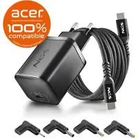 NGS Chargeur Pour Ordinateur Portable Bud65w-ac 5-20v