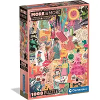 Clementoni - Coffret compact 1000 pièces - Plus on en a, mieux c'est - Mode et Design