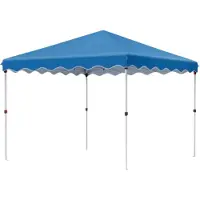 Happyment Valora Pop-up Gazebo 3x3 m - Pavillon & Tente de réception - Imperméable - UV 50+ - Jardin, terrasse & plage - Bleu