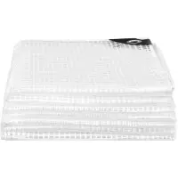 Happyment Happiq Bâche transparente 3x6 m - Imperméable - Résistante à la déchirure - Résistante aux UV - Pour meubles de jardin, trampolines & bois de chauffage