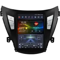 Happiq Autoradio avec Bluetooth et CarPlay pour Hyundai Elantra Avante i35 (2011-2013) – Compatible avec Apple et Android – Système stéréo – Système de navigation – 4 Go de RAM, 32 Go d'espace de stockage
