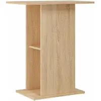 vidaXL Support pour aquarium Chêne Sonoma 60,5x36x72,5 cm Bois composite