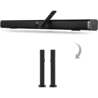 Happyment Premium Barre de son pour TV - Barre de son Bluetooth 5.0 - Stand Pad