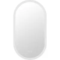 Happyment Veridian Miroir de salle de bain rond à LED - 60 cm - Avec capteur tactile & anti-buée - Montage mural - Variable - Or