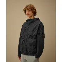 C.P. Company pour homme. 20CMOW013A005991G Veste de lunettes en nylon noir (S), Casuel, Polyamide