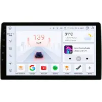 Happiq Autoradio avec Bluetooth et CarPlay pour FIAT 500 (2007-2014), compatible avec Apple et Android, chaîne stéréo, système de navigation, 6 Go de RAM, 64 Go de mémoire interne, écran 9 pouces