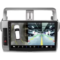 Happiq Autoradio avec Bluetooth et caméra – CarPlay – Pour Toyota Land Cruiser Prado 150 (2013-2017) – Compatible avec Apple et Android – Stéréo – Système de navigation