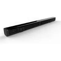 Happyment Barre de son avec subwoofer - Puissance 100W - Bluetooth - Son surround - 3 modes de son - Montage mural - Avec télécommande - Noir