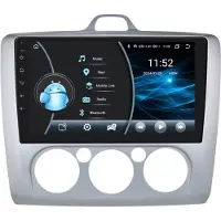 Happiq Autoradio Bluetooth CarPlay Android Auto Ford Focus Mk2 Mk3 (2004-2011) – Système de navigation Android double DIN – 4 Go de RAM, 64 Go de mémoire