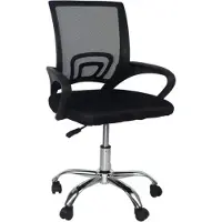 Happyment Luxe Chaise de bureau ergonomique - Avec roulettes - Respirant - Pour adultes - Noir - Réglable en hauteur