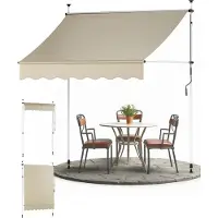 Sol Royal Store banne 2 m de large sans perçage SolVision BM3, beige
