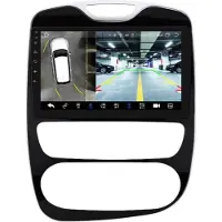 Happiq Autoradio avec Bluetooth et caméra – CarPlay – Pour Renault Clio 4 (2016-2019) – Compatible avec Apple et Android – Système stéréo – Navigation – Système de navigation
