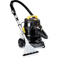 Happyment Nettoyant pour tapis et meubles - Aspirateur eau et poussière - 30L - Pour tapis, meubles, voiture - Noir