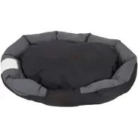 Happyment Lit pour chien Mumba Tavien - Sofa pour chien avec pieds - Coussin amovible - Doux et confortable - 130 cm
