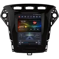 Happiq Autoradio avec Bluetooth et CarPlay pour Ford Mondeo Mk4 / Galaxy (2011-2013) – Compatible avec Apple et Android – Système stéréo avec système de navigation – 6 Go de RAM, 64 Go d'espace de stockage