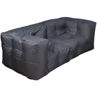 Bananair Canapé modulable extérieur imperméable 90 x 180 cm gris foncé