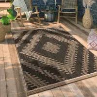 Paco Home Tapis d'extérieur résistant aux intempéries & durable Moderne aspect jute-sisal Terrasse & balcon Dimension 120x160 cm