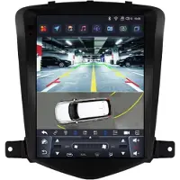 Happiq Autoradio avec Bluetooth et caméra – CarPlay – Pour Chevrolet Cruze J300 (2008–2012) – Compatible avec Apple et Android – Système stéréo – Navigation – Système de navigation automobile