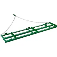 Vevor herse de prairie, 2435x500x100 mm, herse de prairie pour véhicules tout terrain, UTV, tracteurs, tondeuses à gazon, outil de remorquage pour la ferme