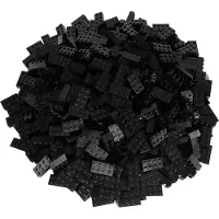 LEGO Briques 2x4 Noir - 3001 NOUVEAU ! Quantité 100x