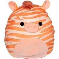 Squishmallows Josue le zèbre - 50 cm de peluche couleur pêche, super douce & sous licence officielle, idéale pour les câlins & les collections