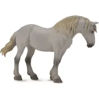 Collecta Figurine Percheron Jument Gris 88702