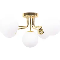 Toolight Lampe APP1575-5CP Gold