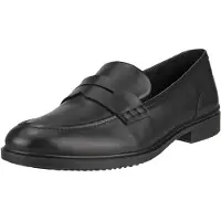 Ecco Confort Mocassins pour dames en noir noir 248-00-00870