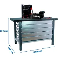 Simonwork (bancos De Trabajo) Établi Bt6 Pro 5box 830x1200x730 Mm