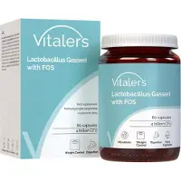Vitaler's Lactobacillus Gasseri avec FOS de Vitaler – 60 gélules, végétalien, composition pure, approvisionnement pour 2 mois