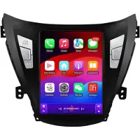 Happiq Autoradio avec Bluetooth et CarPlay pour Hyundai Elantra Avante i35 (2011-2013) – Compatible avec Apple et Android – Système stéréo – Système de navigation – 2 Go de RAM, 32 Go de mémoire