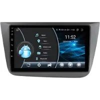 Happiq Autoradio avec Bluetooth et CarPlay pour Seat Altea & Toledo (2004-2015) – compatible avec Apple et Android – système stéréo avec navigation – système de navigation – 2 Go de RAM, 32 Go de mémoire